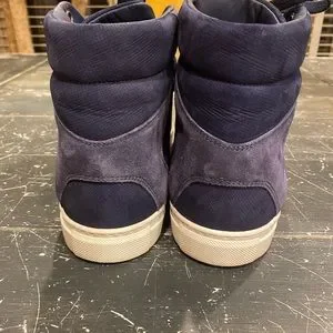 Balenciaga Shoes Balenciaga Womens Blue Suede High Top
